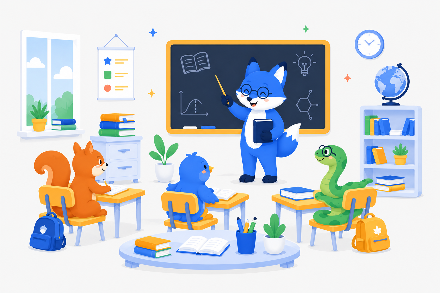 vocafox for schools illustration